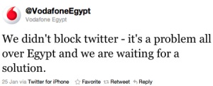 Tweet Egipto